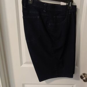 EUC Riders by Lee Dark Blue Size 24W Knee Length